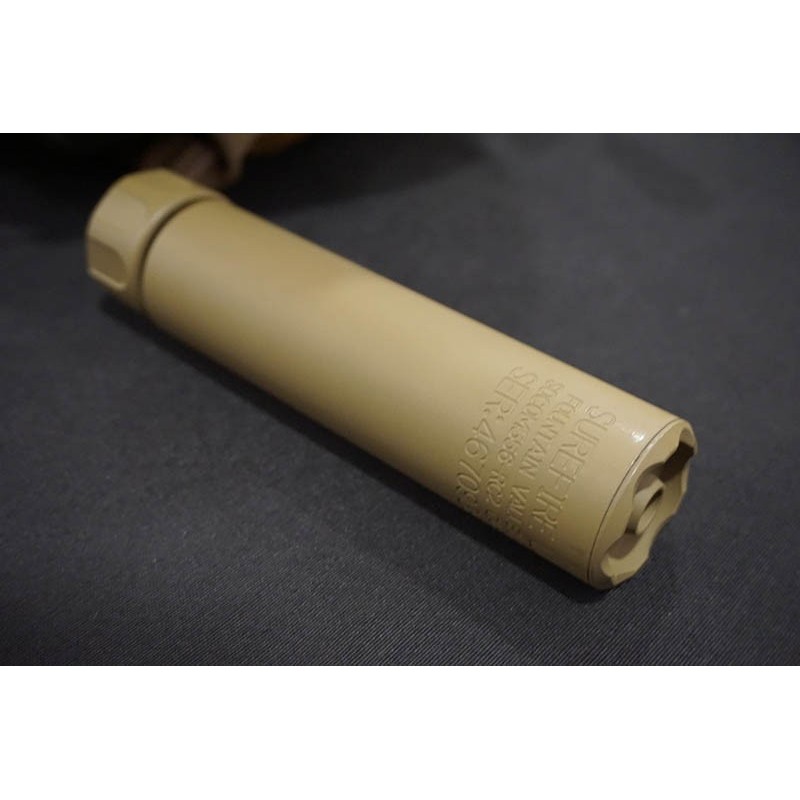 5KU silenziatore SF 556 MINI Socom con spegni fiamma 14mm- (tan